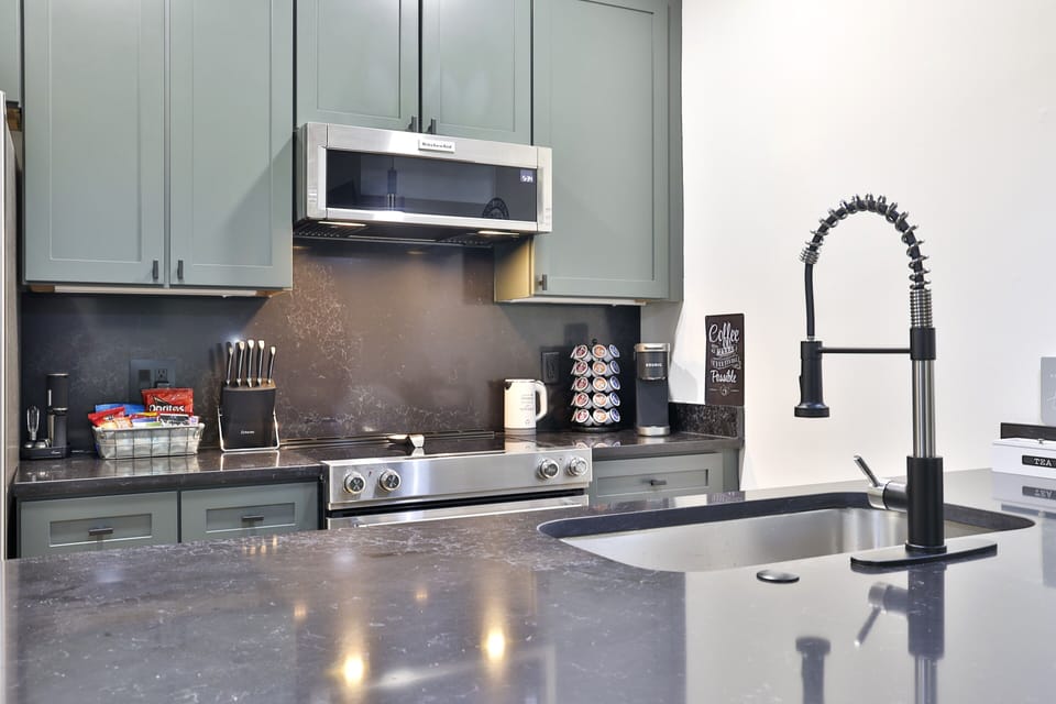 fully stocked kitchen