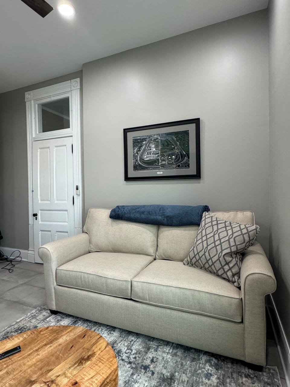 Just a nice couch.  And….bonus sofa bed when needed.