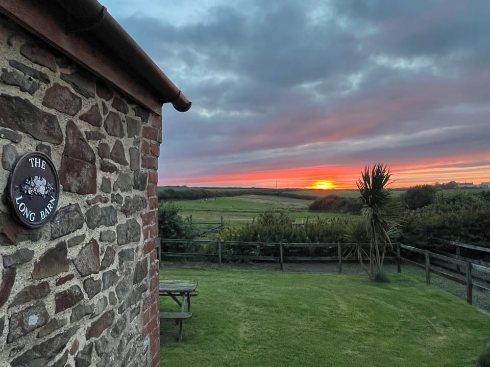 Sunset at The Long Barn