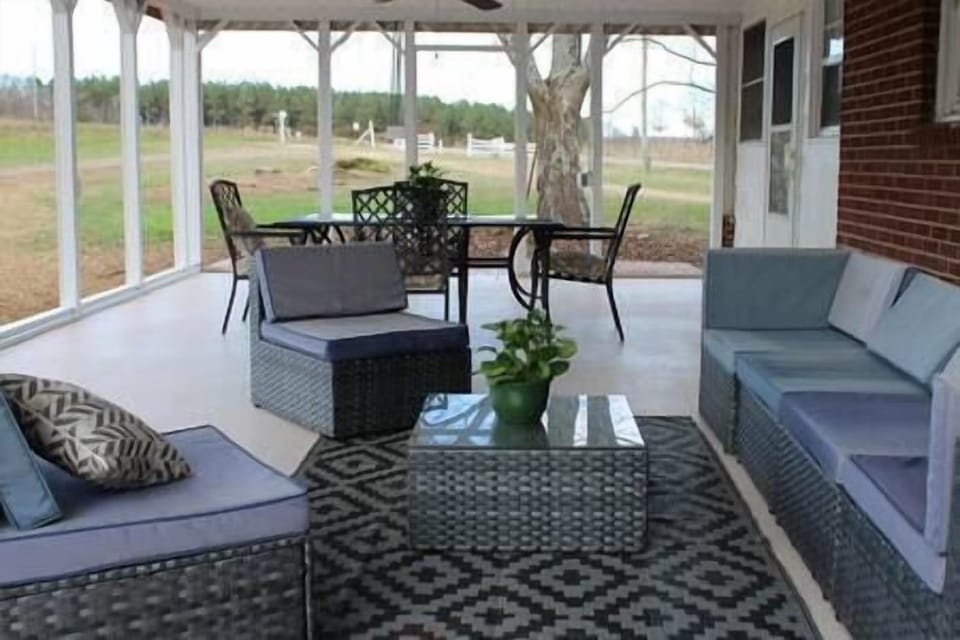 Screened-In Back Porch