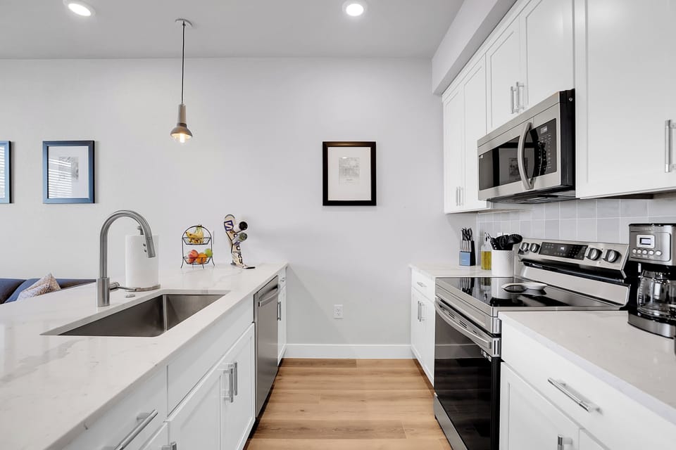All appliances - dishwasher, microwave, oven and stove