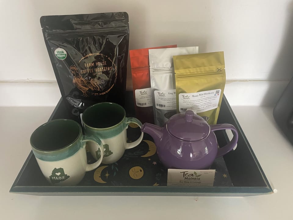 Enjoy some of Maine's finest tea and coffee!
