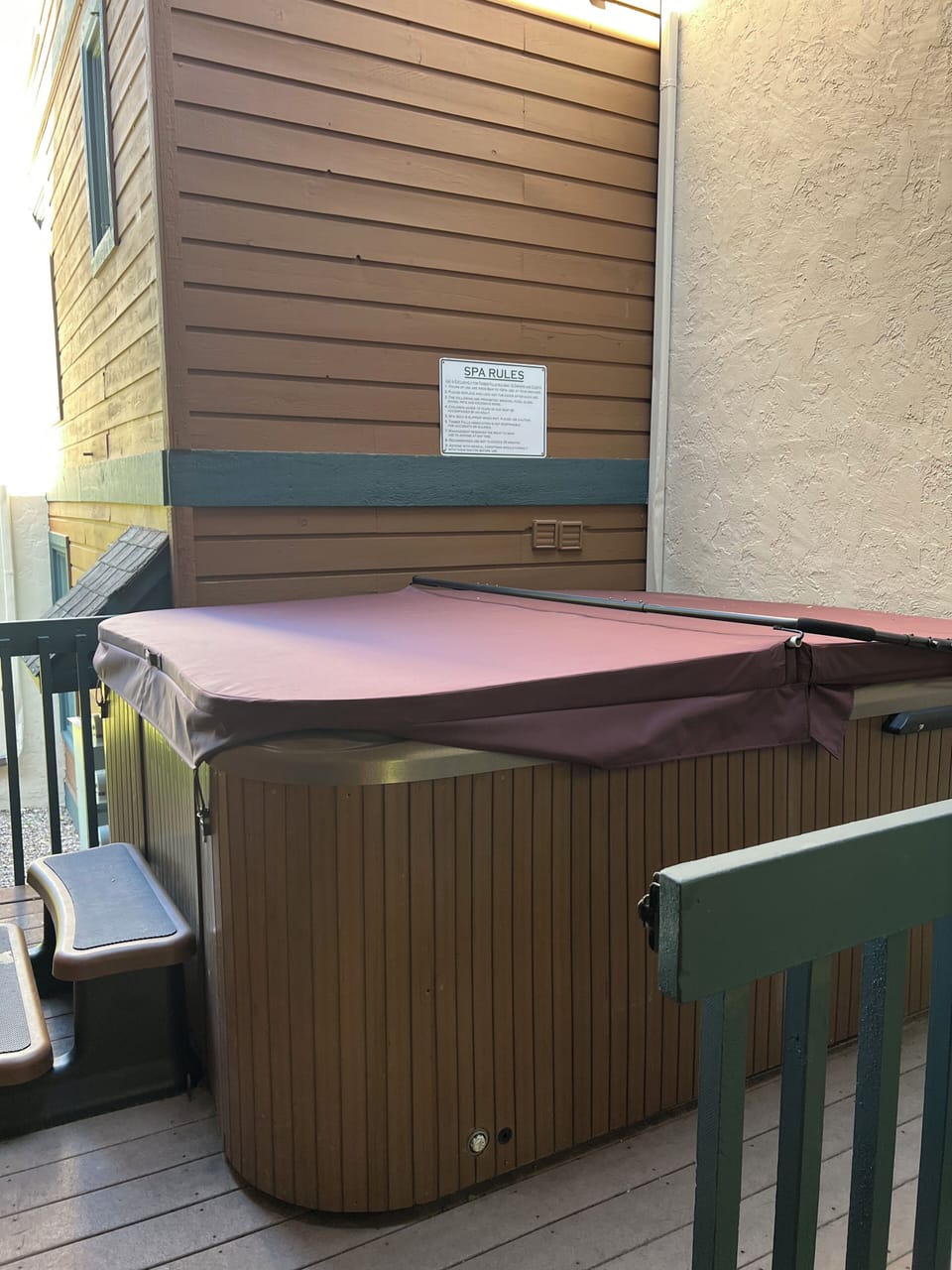 Shared hot tub for building 12 only