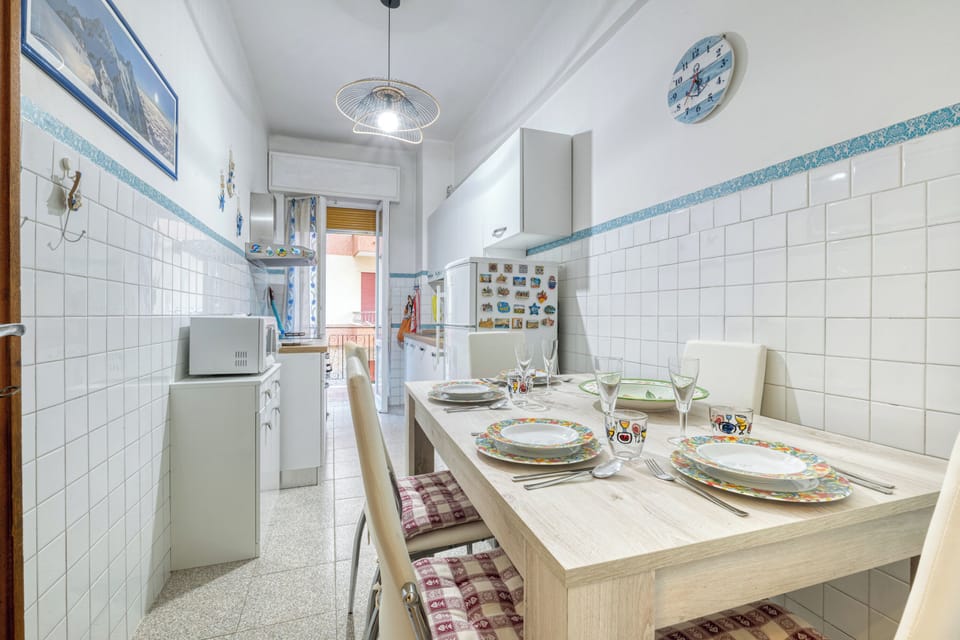 Kitchen and dining area