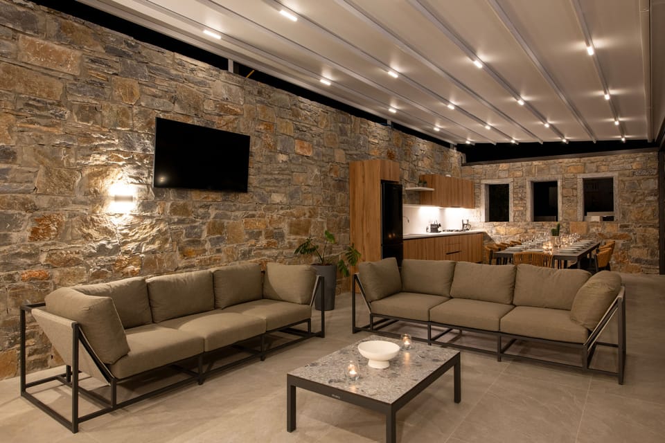 Witness breathtaking sunsets from the cozy outdoor lounge.