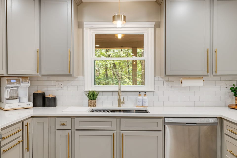 Start your mornings right with complimentary Starbucks ground coffee and K-Cups, along with coffee filters, sugar, and creamer provided for your convenience.