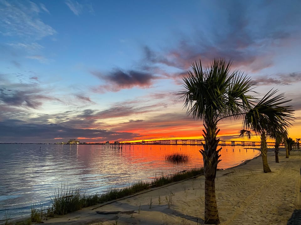 Beautiful sunsets can be found at nearby Front Beach 