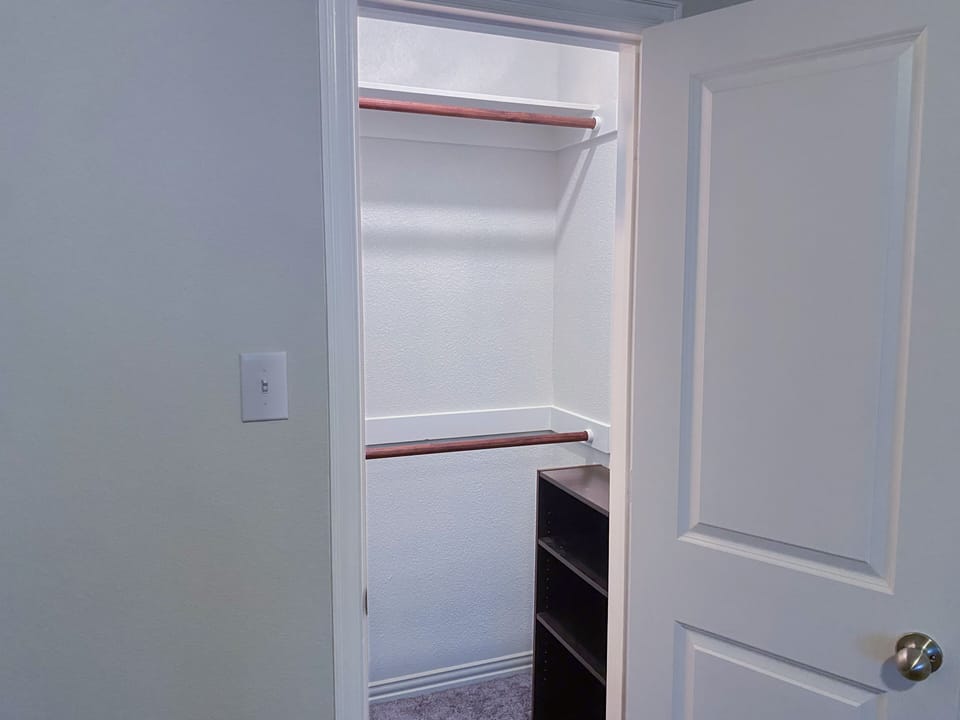 second bedroom's closet