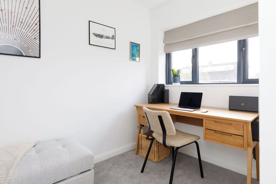 There is a small snug office situated downstairs..