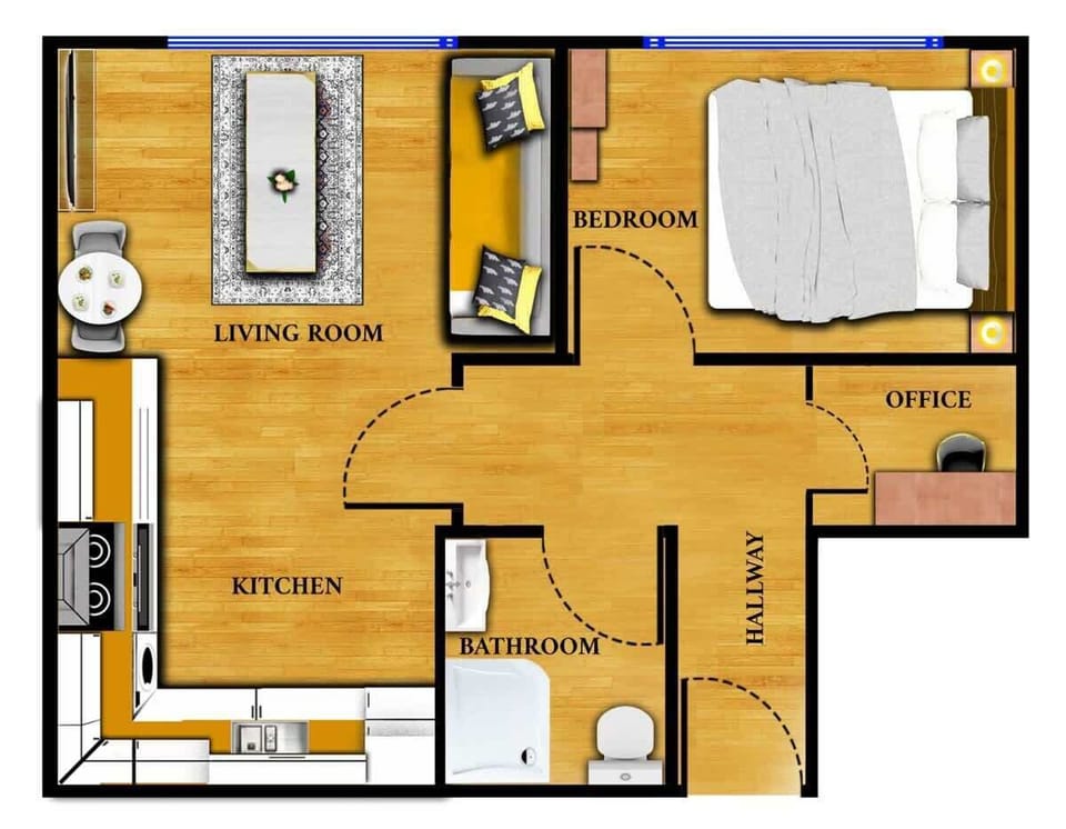 Spacious layout for your comfort 