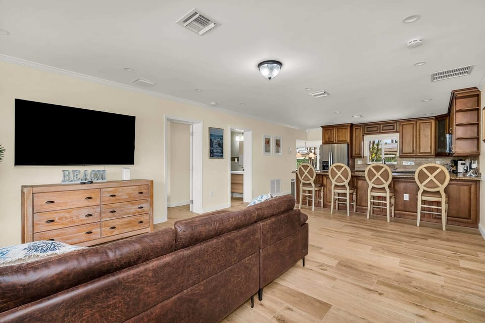 Spacious and open living room