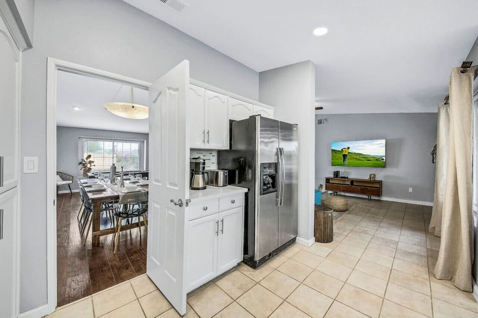 Panoramic view of the kitchen