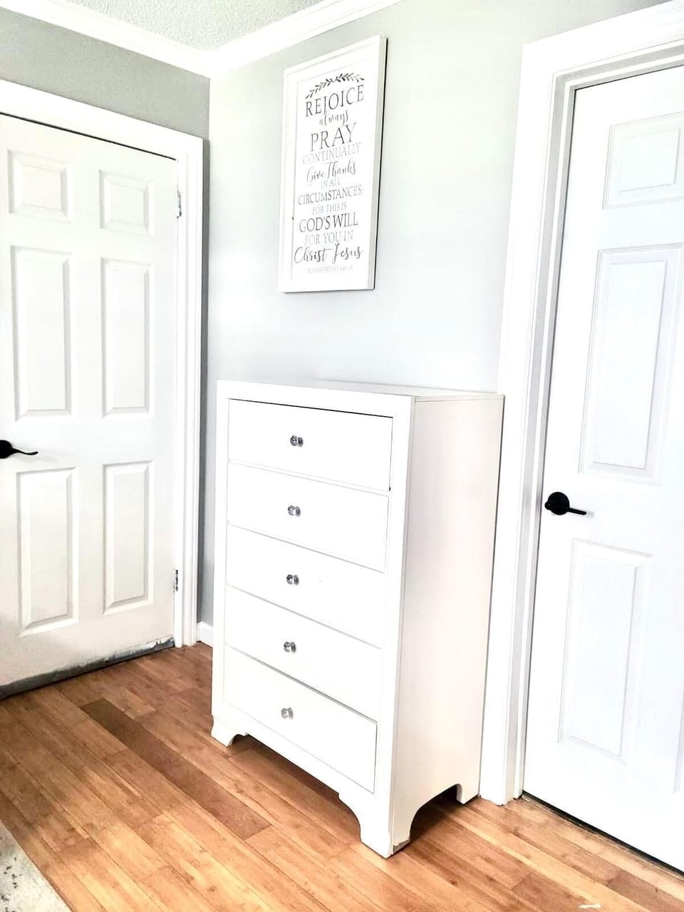 Storage in master bedroom