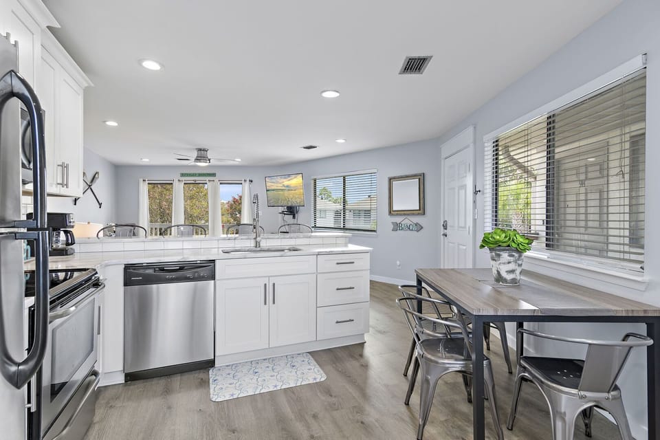Kitchen and dining space