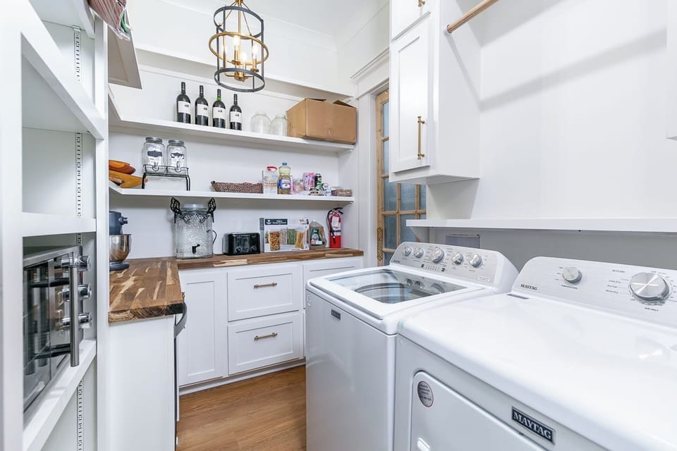 Utility / Pantry Combination. 