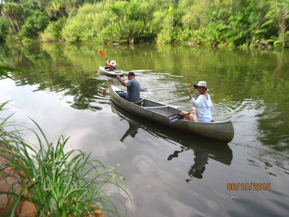 Canoes, kayaks and Paddle board provided!