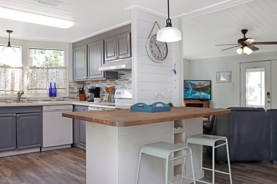 Kitchen and Living Room