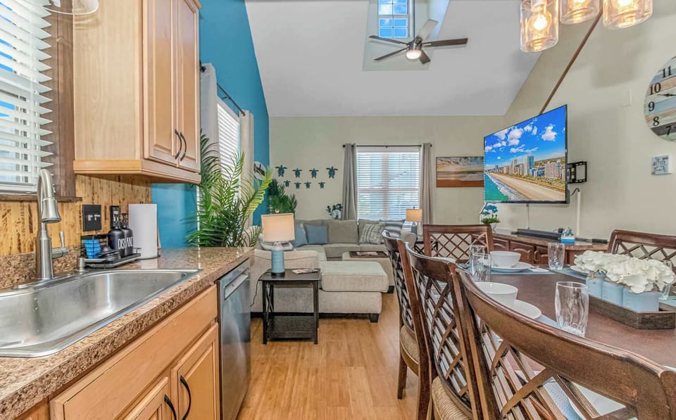 Open, airy, and inviting – where the living room, kitchen, and dining area seamlessly come together for perfect flow and endless possibilities.