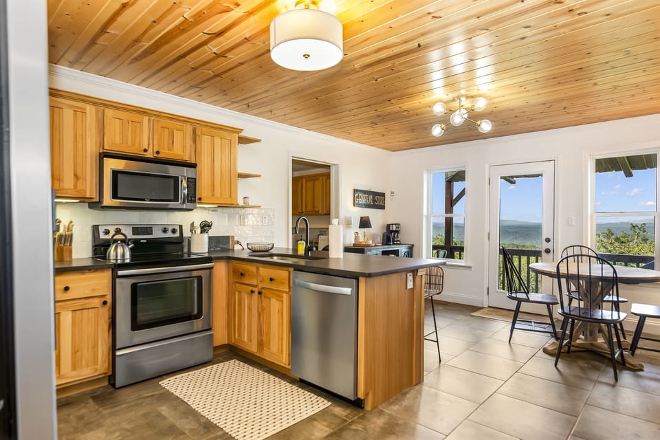 Eat-In kitchen with year round mtn views