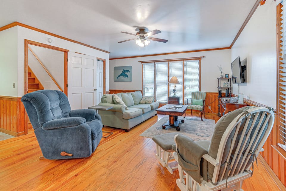 Murrells Inlet Vacation Rental | 4BR | 2.5BA | Stairs Required | 1,863 Sq Ft