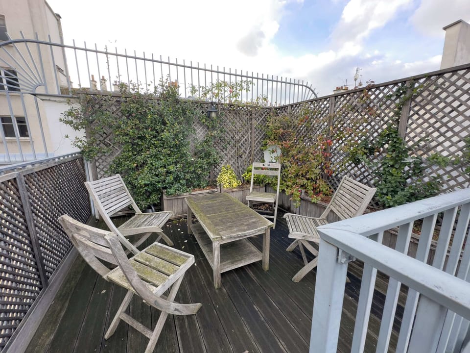 Spend evenings on the rooftop terrace with a glass of wine

