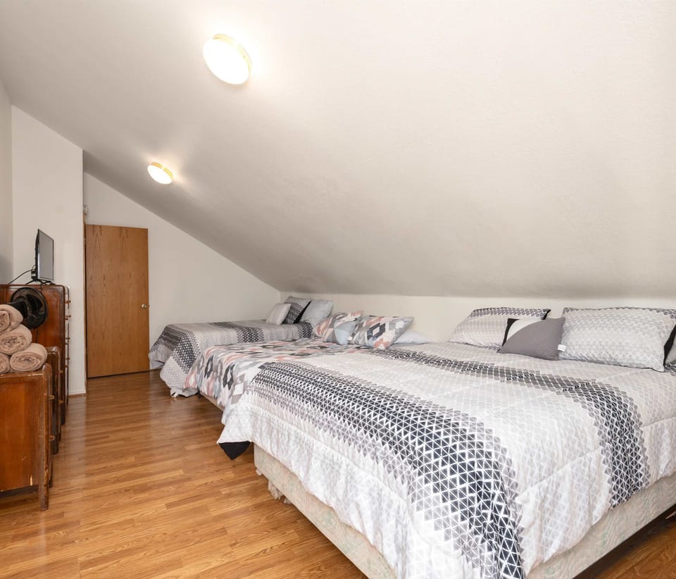 Bedroom #4 with 2 Queen Beds and a Full