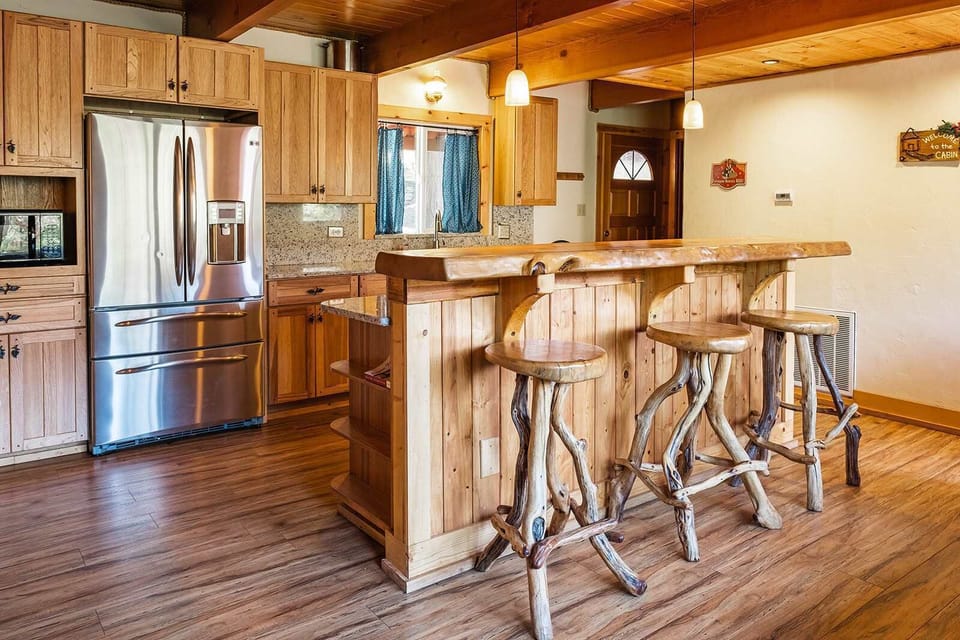 Kitchen bar with seating