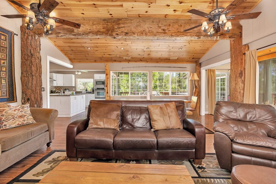 Comfortable seating in the living area