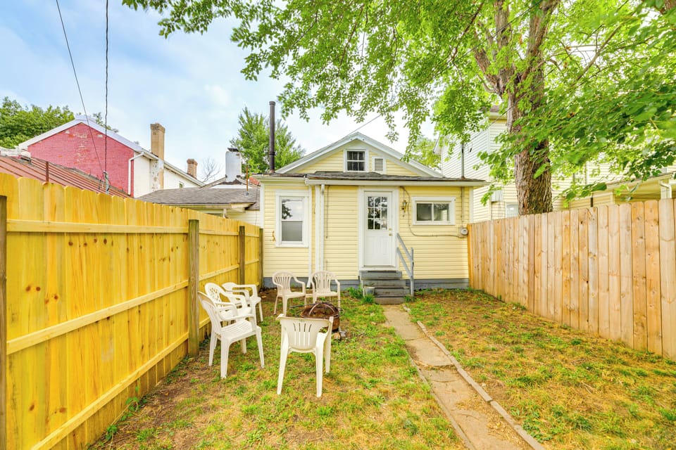 Dayton Vacation Rental | 2BR | 1BA | Stairs Required | 840 Sq Ft