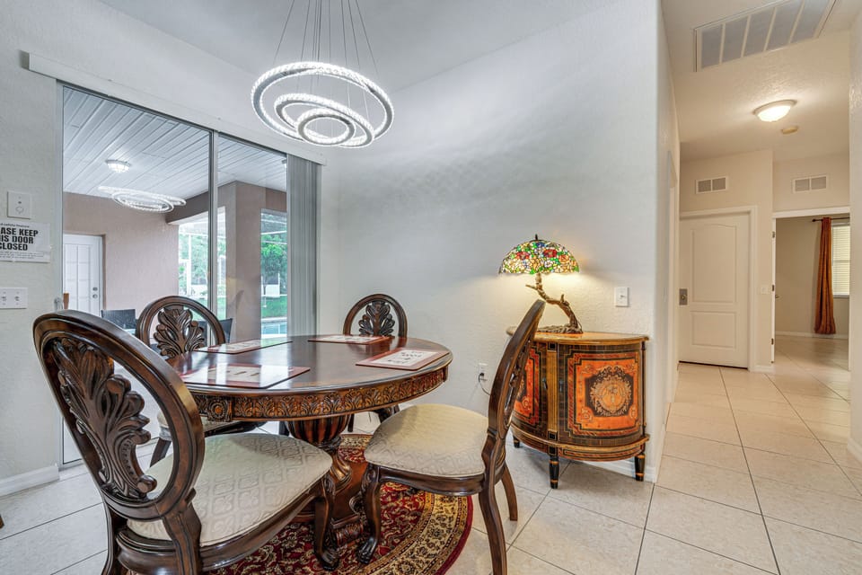 Dining Area 1 | Dishware/Flatware Provided