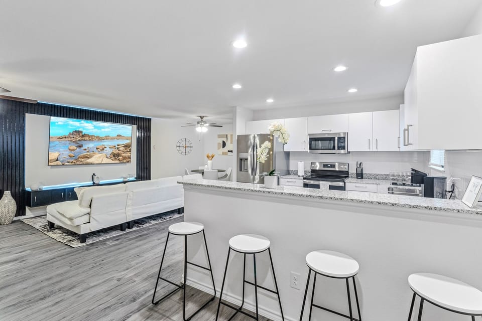 Ample counter space