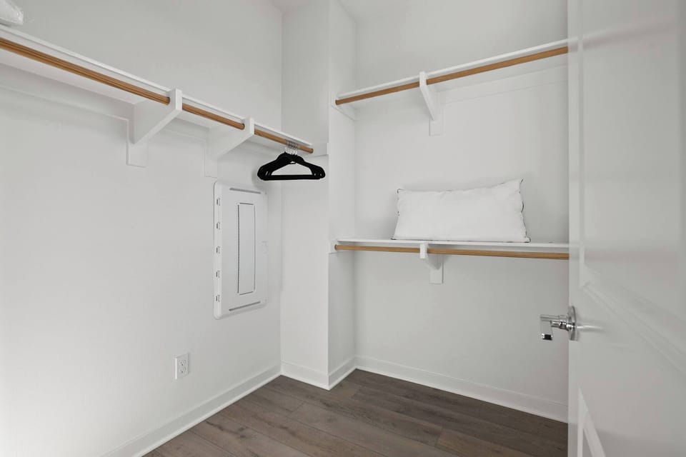 Spacious closet