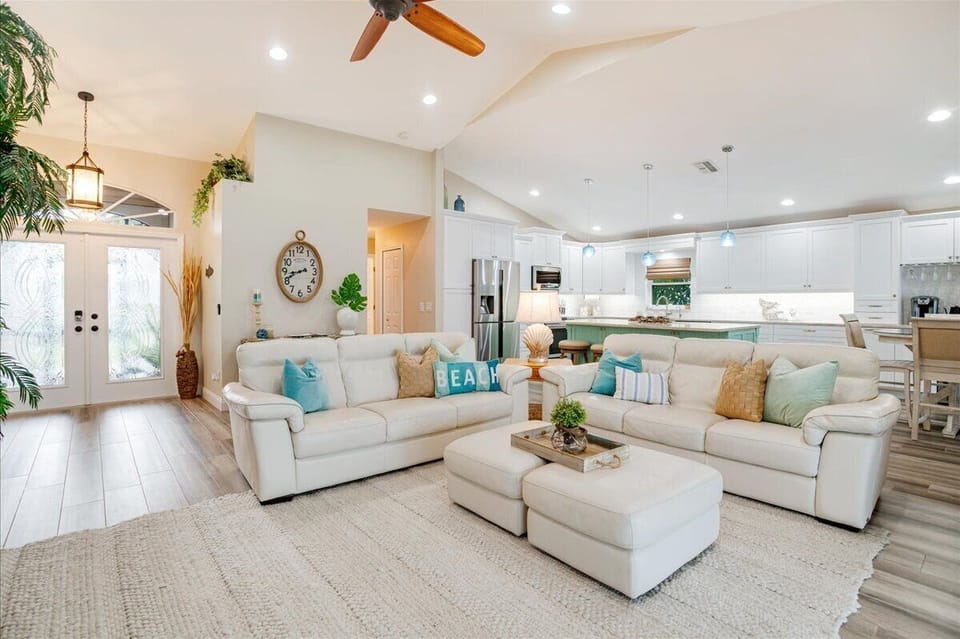  Open concept living. Enjoy a movie or board games with the family.