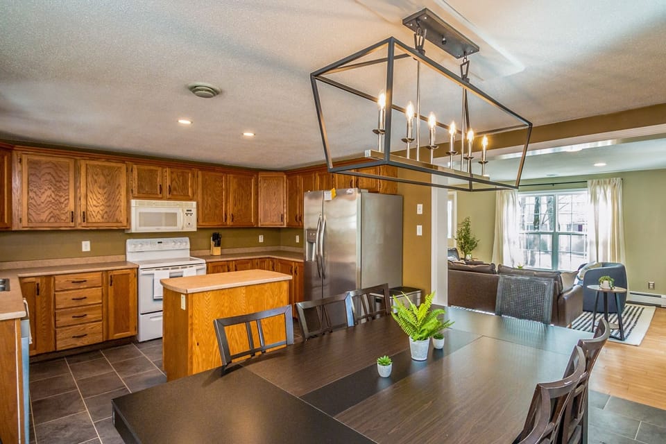 Indoors, Kitchen, Dining Room, Dining Table, Furniture