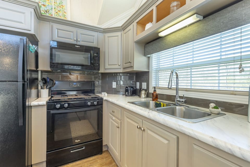 The kitchen has everything you need to whip up an epic meal