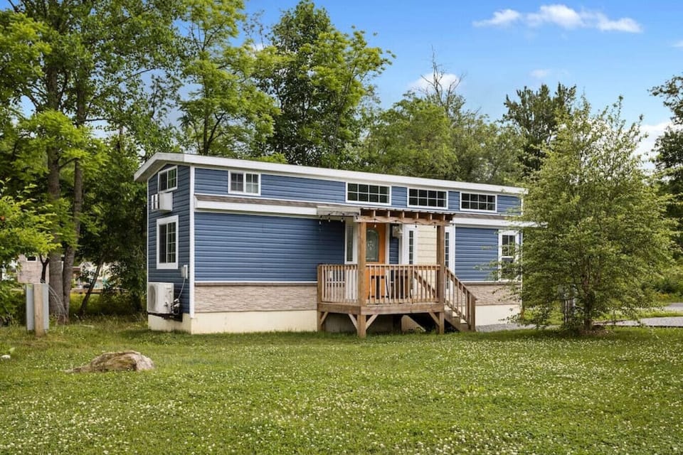 Firefly tiny home is a park model that sleeps 4.