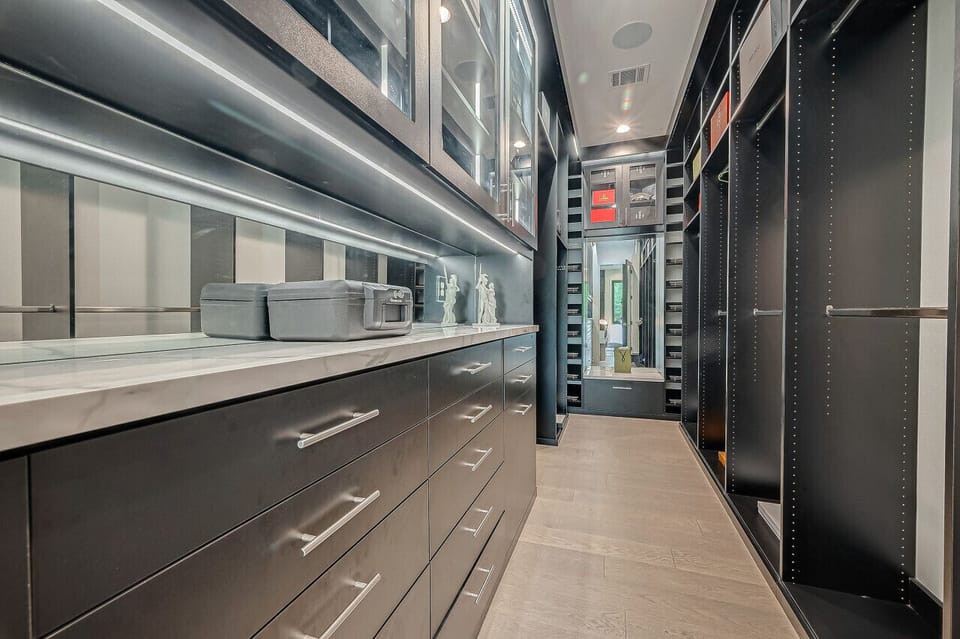 Master bedroom closet