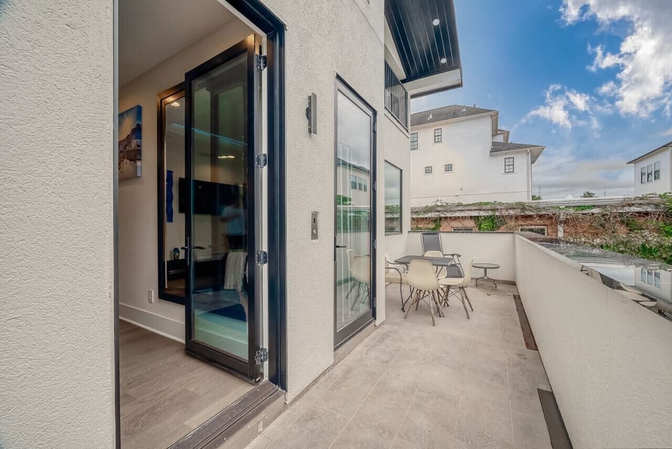 2nd floor deck accessible through master bedroom