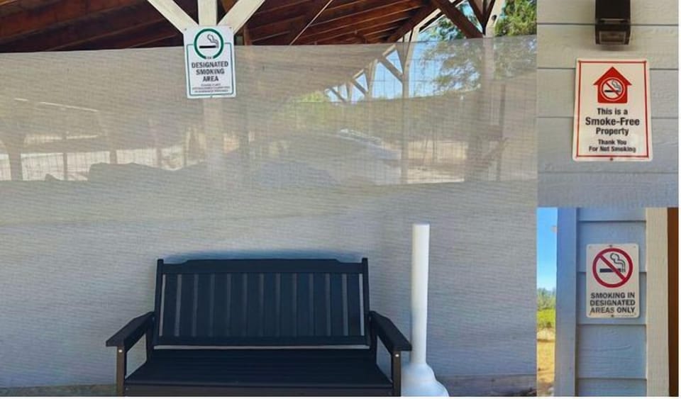 Our home is smoke‑free indoors for everyone’s comfort 🚭 — but smokers can relax in the designated outdoor smoking area 🌿