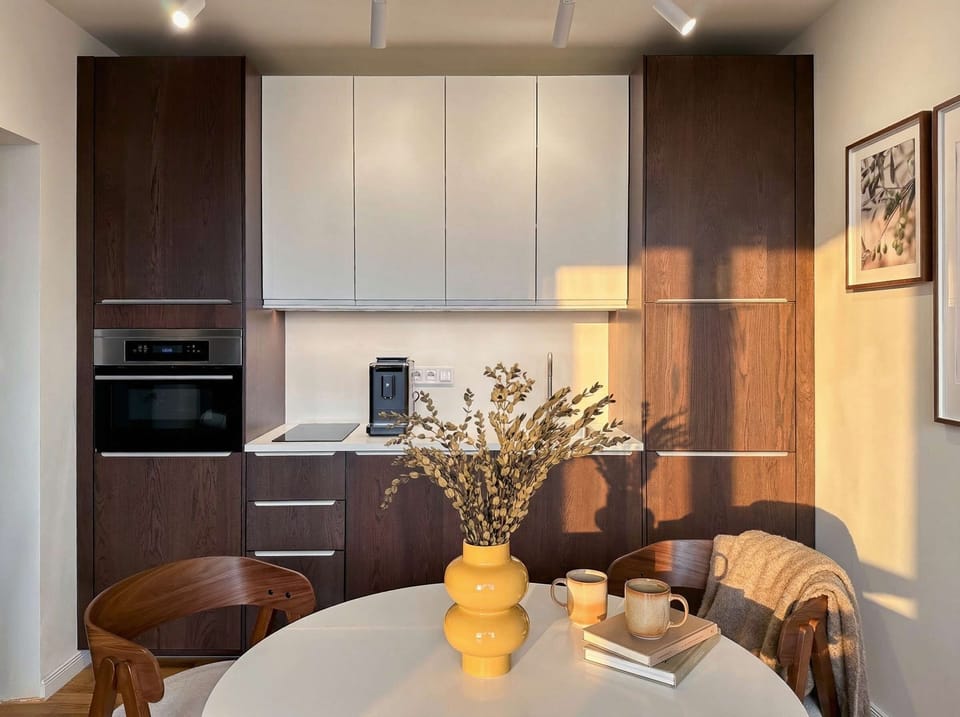 Kitchen is equipped with everything you need for basic cooking - please, see full list of amenities in description