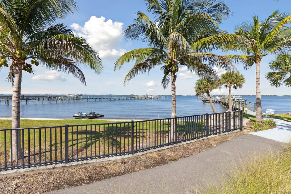 Enjoy a stroll along the riverfront trails