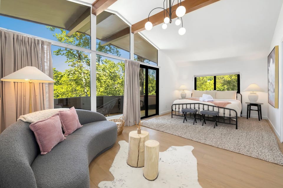 Our private King suite is luxurious!