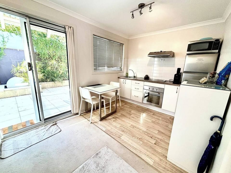 kitchen and patio