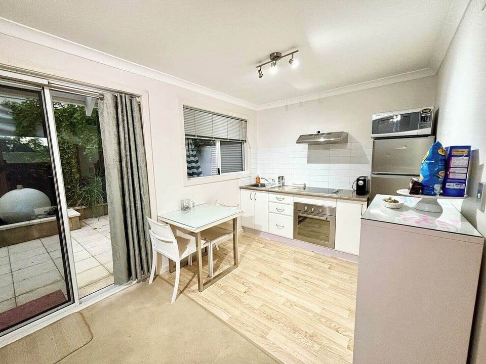 Relax in your tranquil  kitchen and dining area and fully equipped kitchen