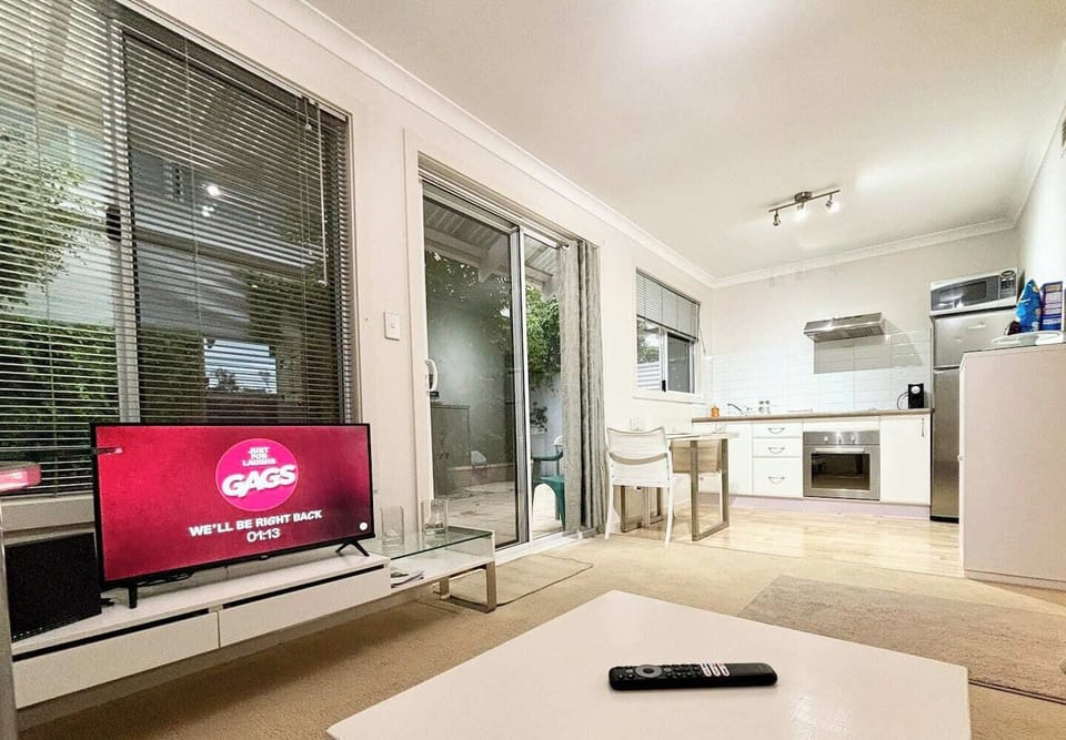 Open concept indeed. Living and kitchen