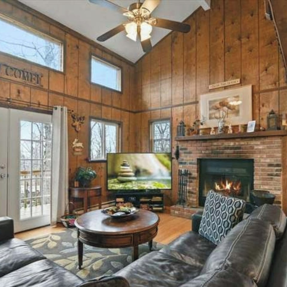 Living Room with Fireplace