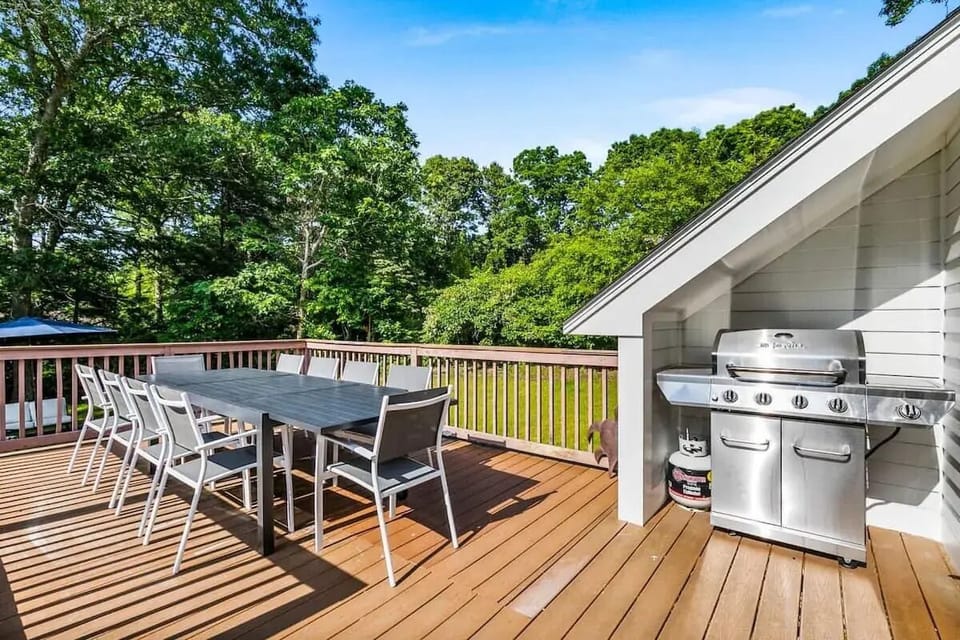 Back deck.