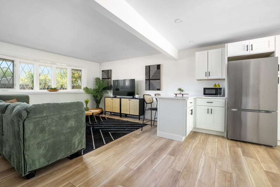 Kitchen Open to Living Room