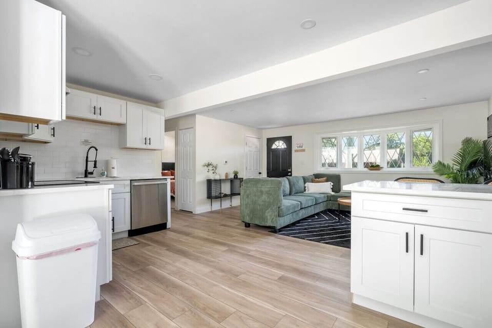 Kitchen Open to Living Room