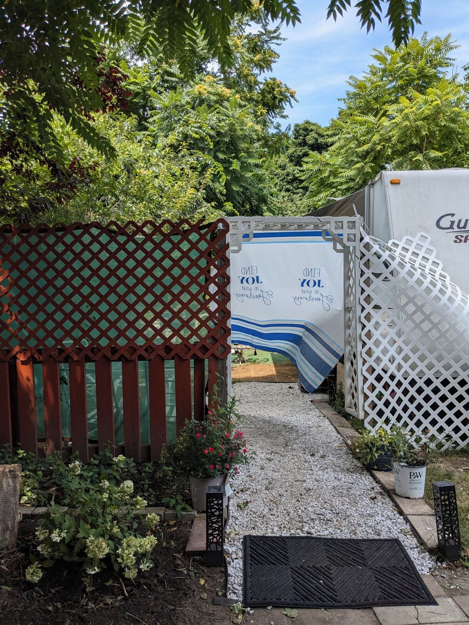 Entrance to the Camper